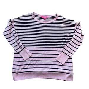 Lilly Pulitzer long sleeve, Pink & blue striped Sweater,  size small